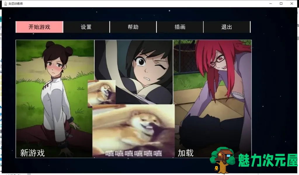 【欧美SLG/更新】女忍训练师 V0.15.2 PC+安卓 官中作弊版【动态/400M】-魅力次元屋