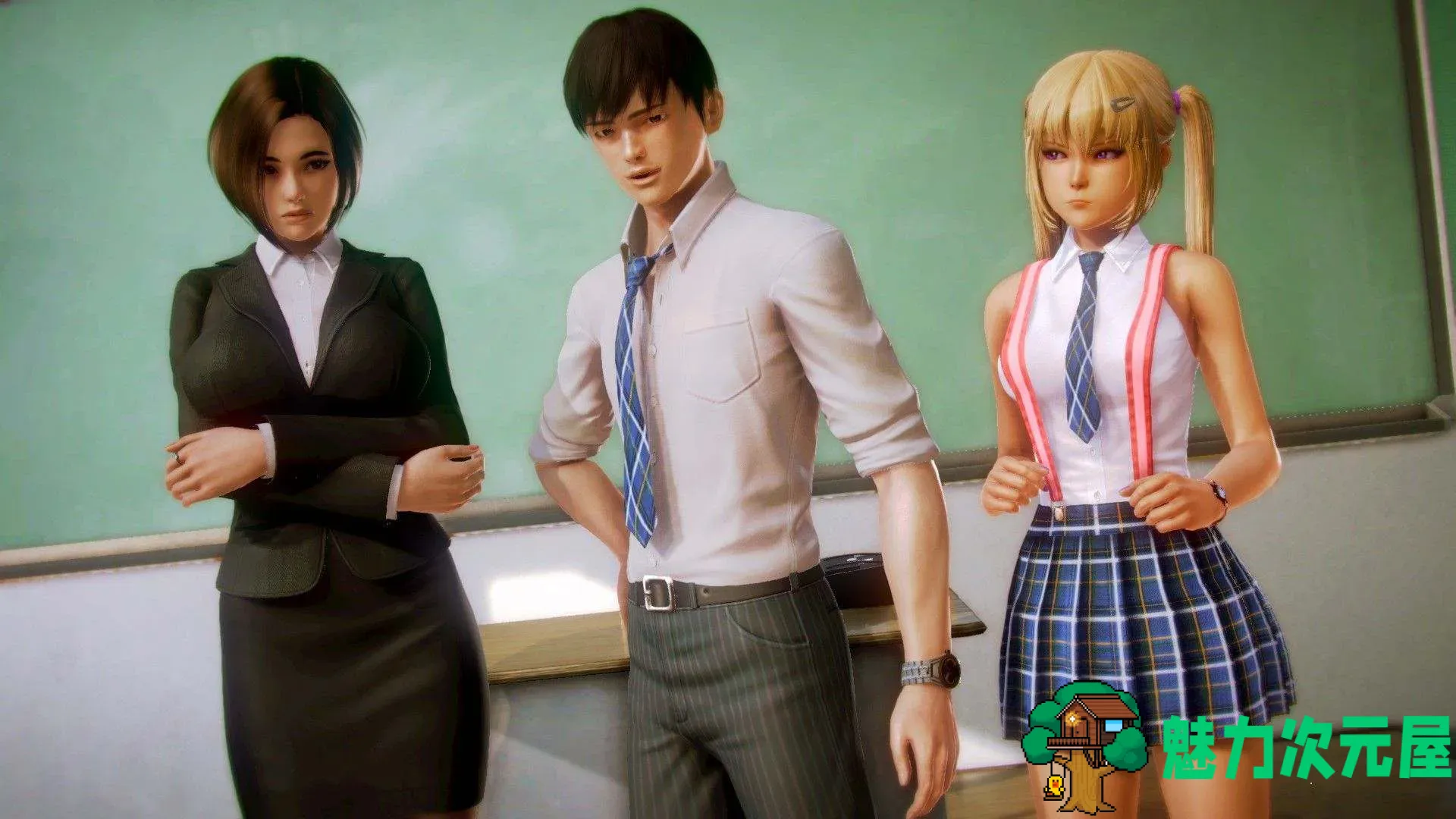 【欧美大作SLG/汉化/动态】二次元老婆学院 Ver0.11.0【安卓+PC】润色汉化版【新汉化/4.1G】
