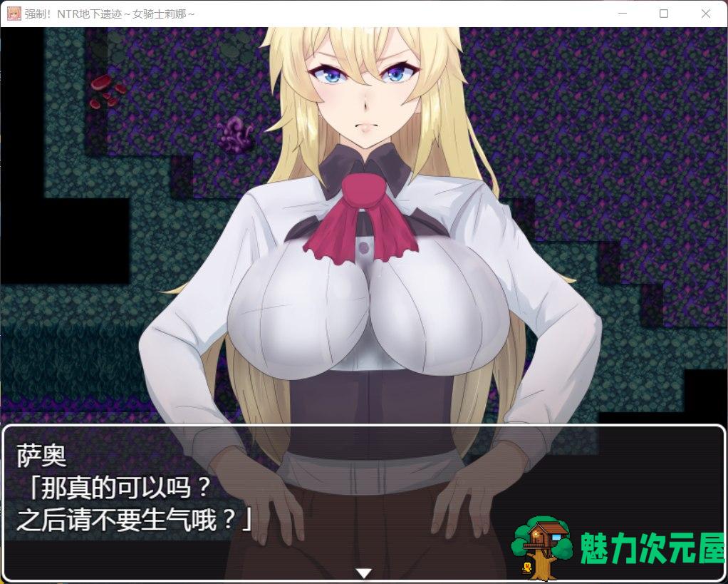 【探索RPG/汉化】强制NTR地下遗迹～女骑士莉娜【安卓+PC】巴比伦汉化版+全CG存档【2G】