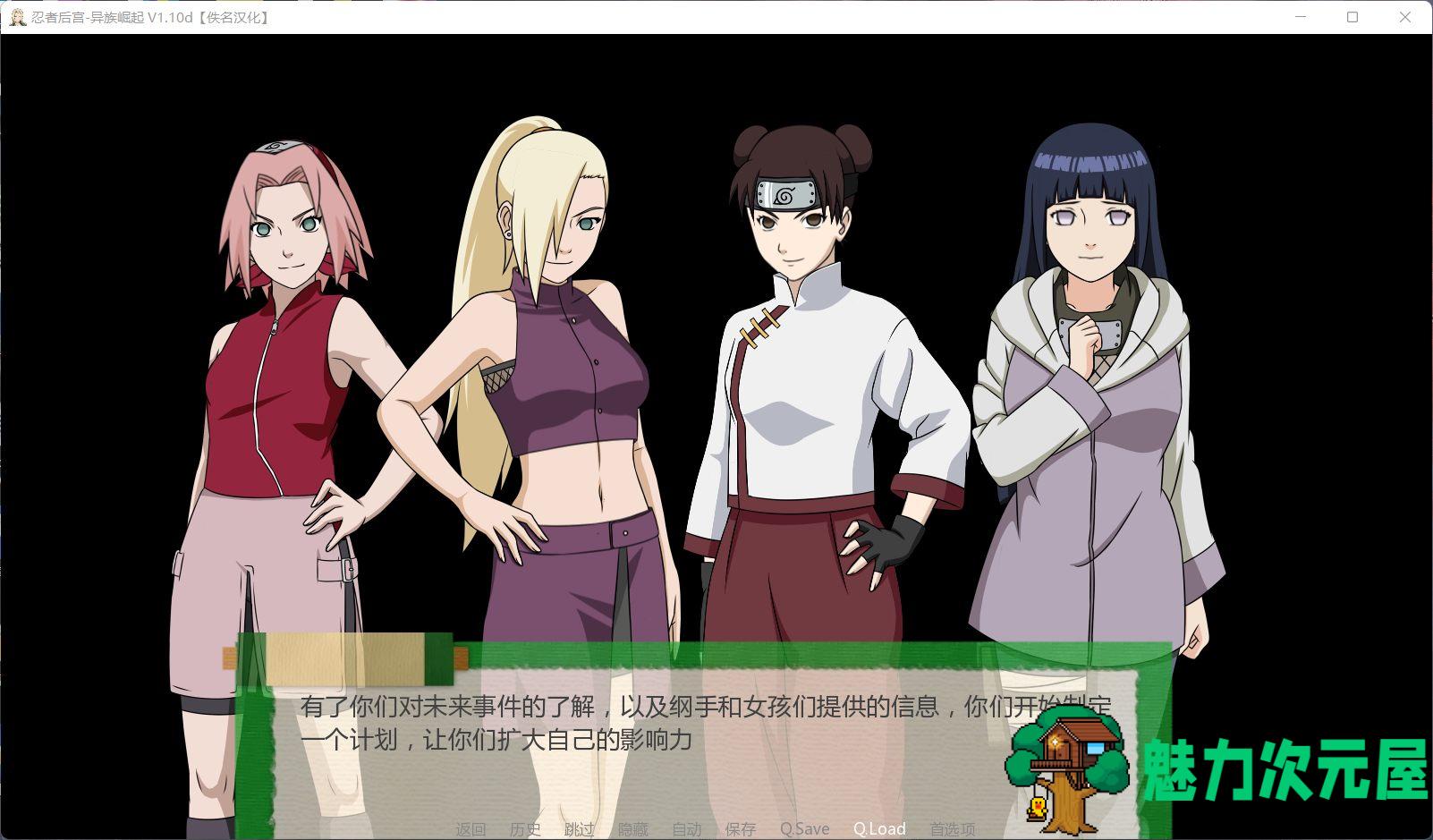 【欧美SLG/汉化/动态】火影同人：忍者后宫-异族崛起 第2章 V1.10d【安卓+PC】精翻汉化版【更新/2G】