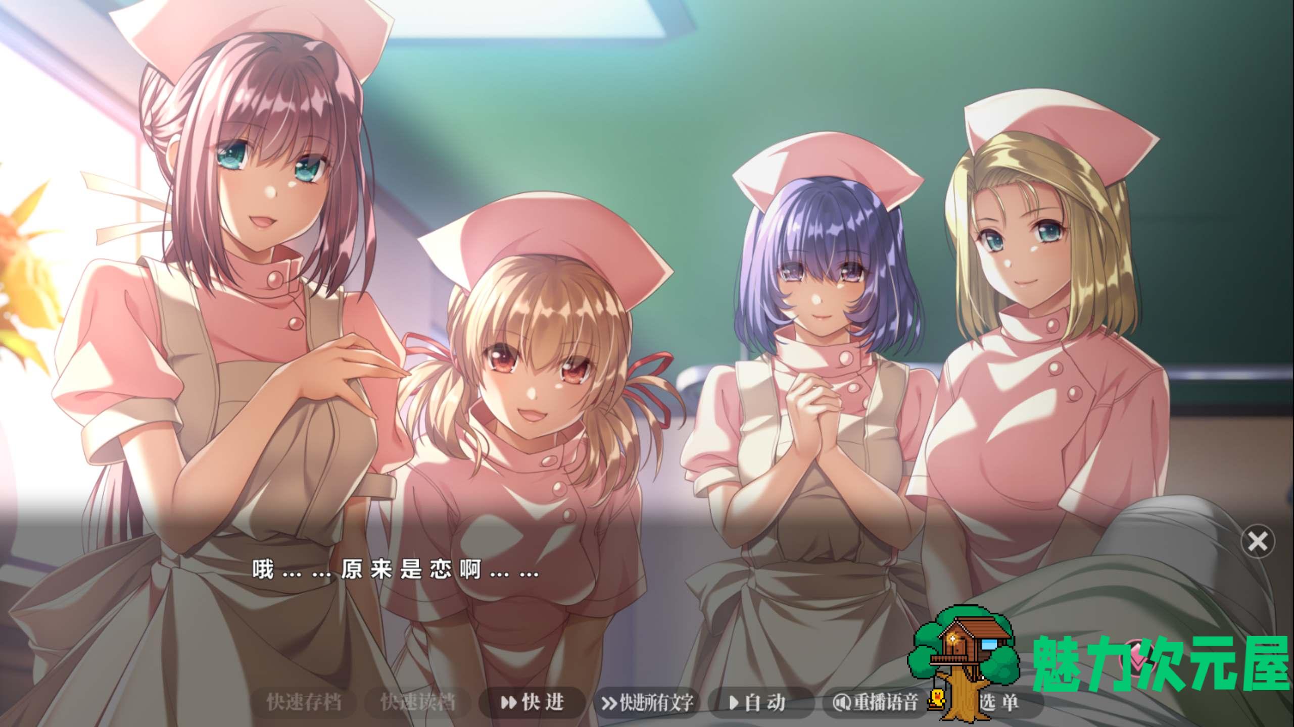 【大型ADV/中文/动态/全CV】夜勤病栋 重制版 官方中文版+全CG存档【新官中/4.5G】