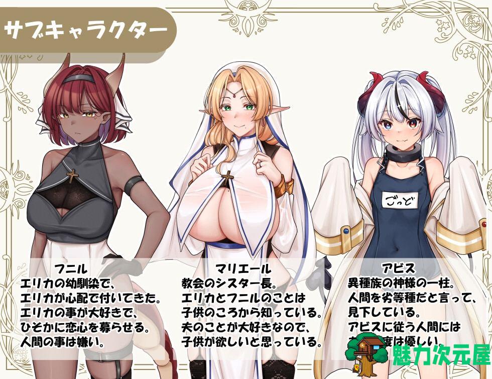【RPG/汉化/CV】异种族修女的试炼～与人类的H交流～AI汉化版+存档【新汉化/NTR/2.5G】