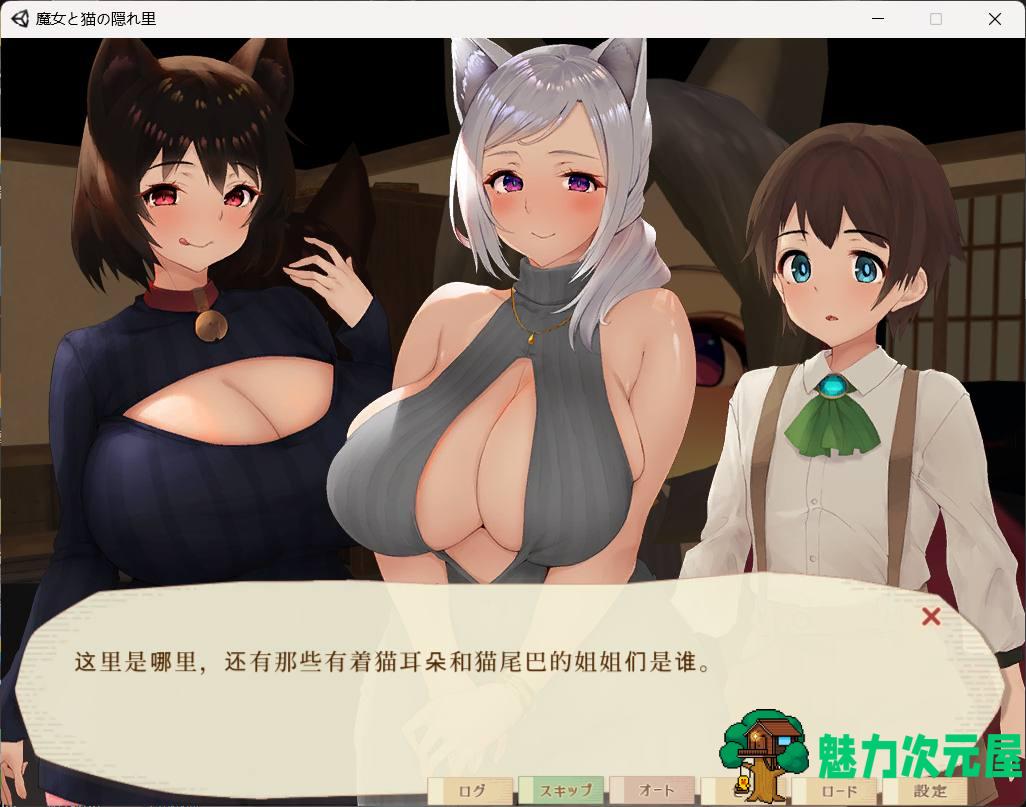 【3D精品RPG/全动态/全CV】魔女与猫的桃源乡 Ver1.01 官方中文版+全CG存档【新中文/1.1G】