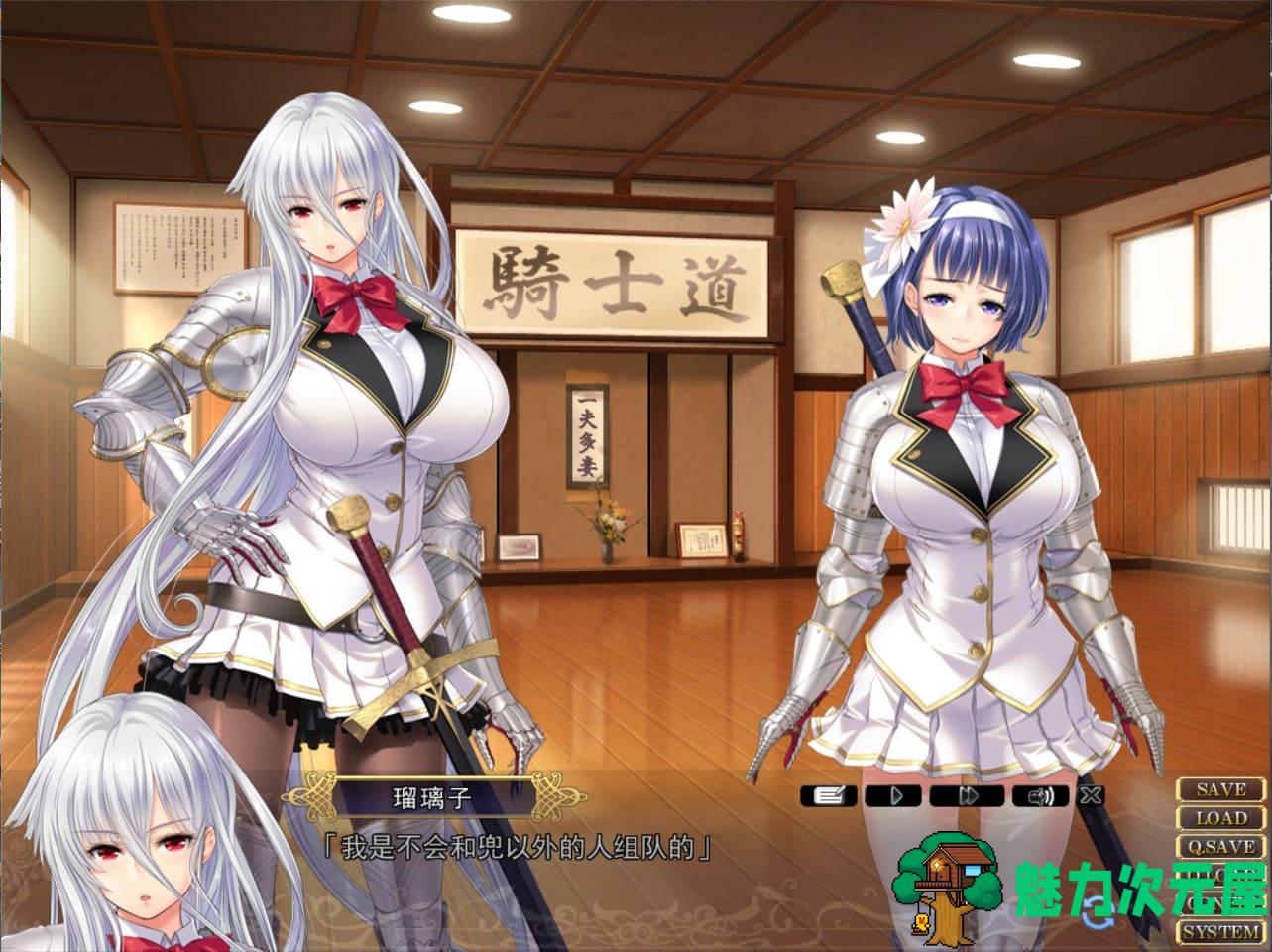 【顶级拔作ADV/汉化/全CV】圣布伦希尔特学园少女骑士团和纯白的胖次 精翻汉化硬盘版+全存档+攻略+同名动画【新汉化/3G】