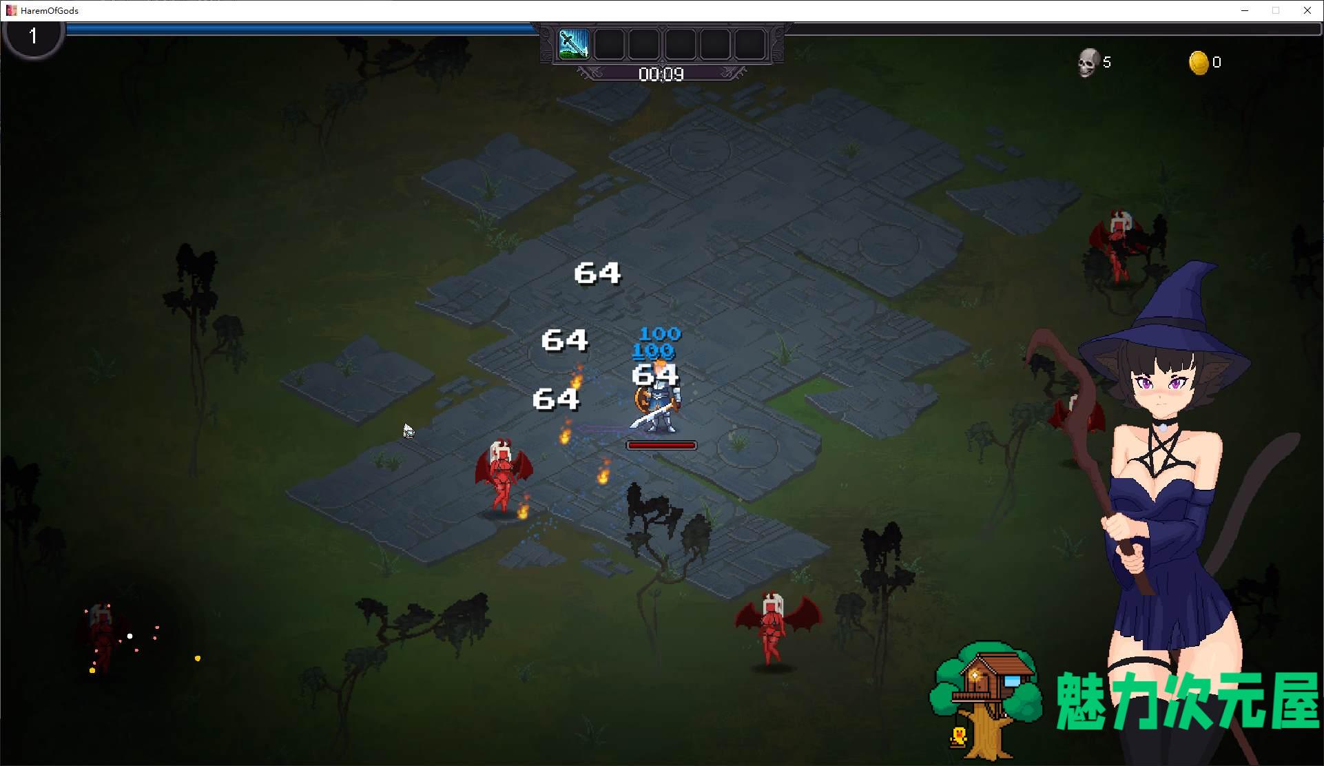 【像素ARPG/中文/动态】神灵后宫 v0.7.30 官中测试版 【新作/720M】