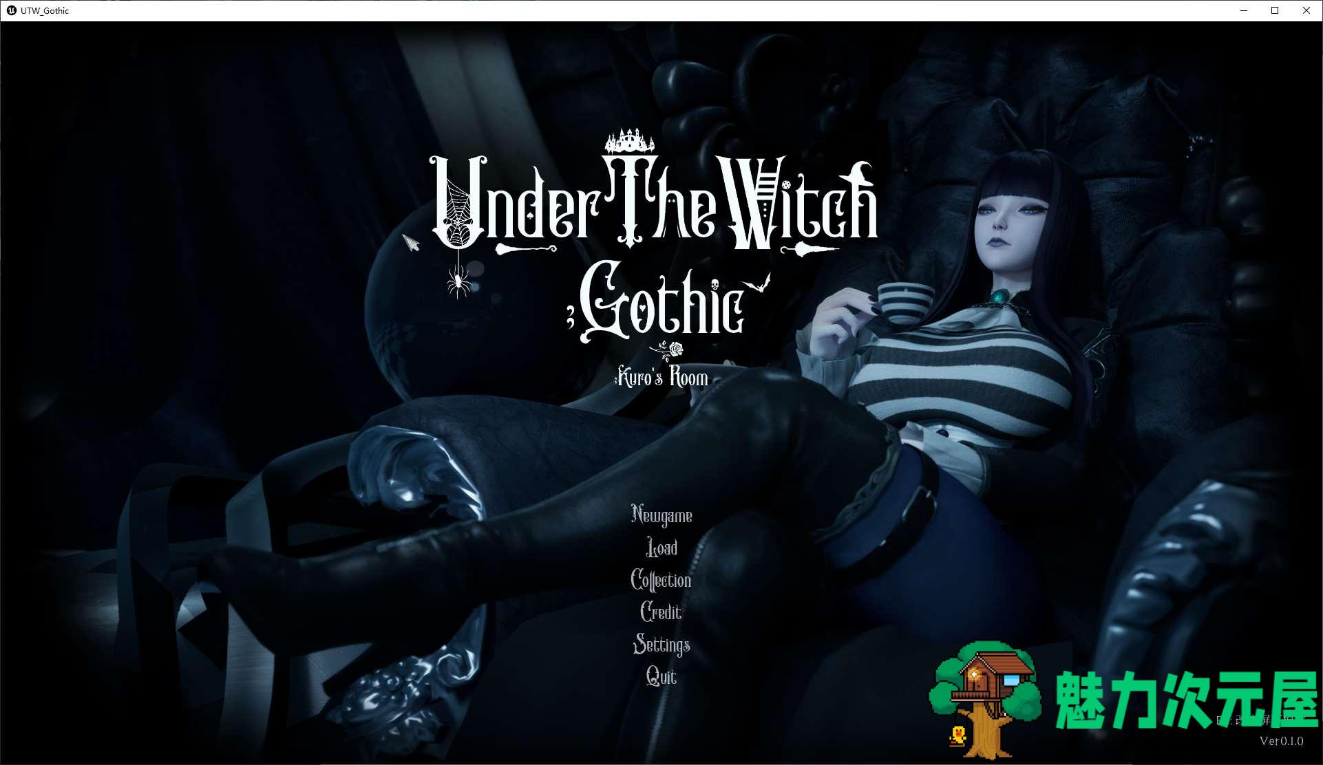 【欧美3D/中文/CV】女巫之下-哥特式库洛的房间 v0.1.0 官中测试版 【新作/2.6G】-魅力次元屋
