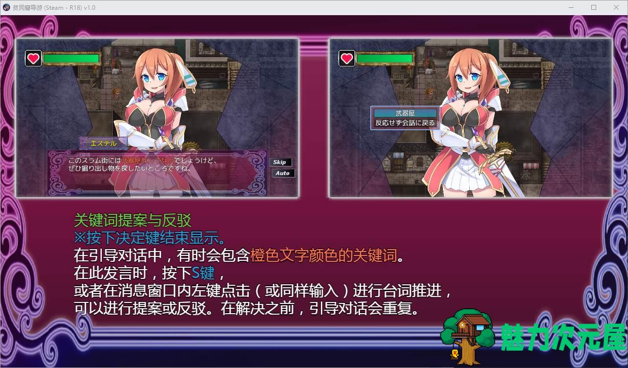 【日式RPG/中文】贫民窟导游 staem中文版【新作/860M】