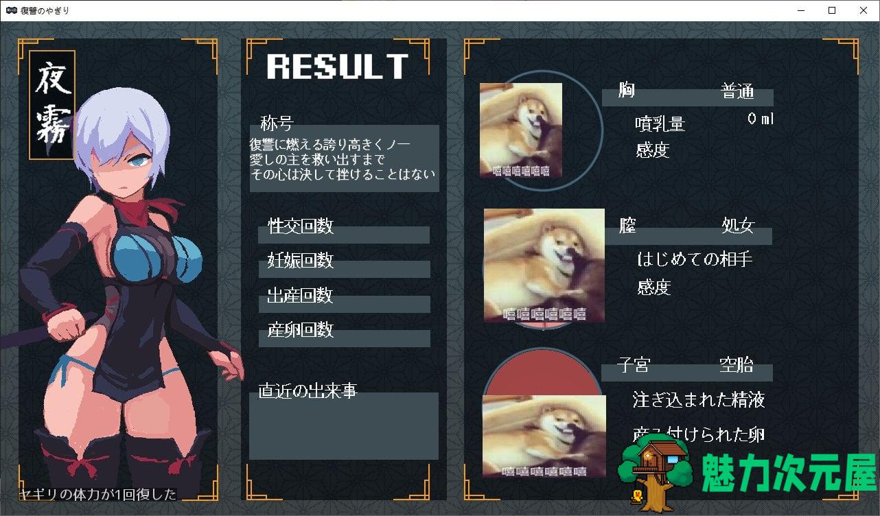 【日式ACT/动态】復讐の夜霧 Yagiri v0.28 测试版【更新/330M】
