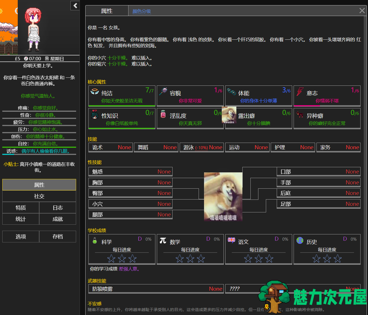 【顶级文字2D/汉化】欲都孤儿 Degrees of Lewdity v0.4.6.7 安卓+PC 最新汉化版【100MB】