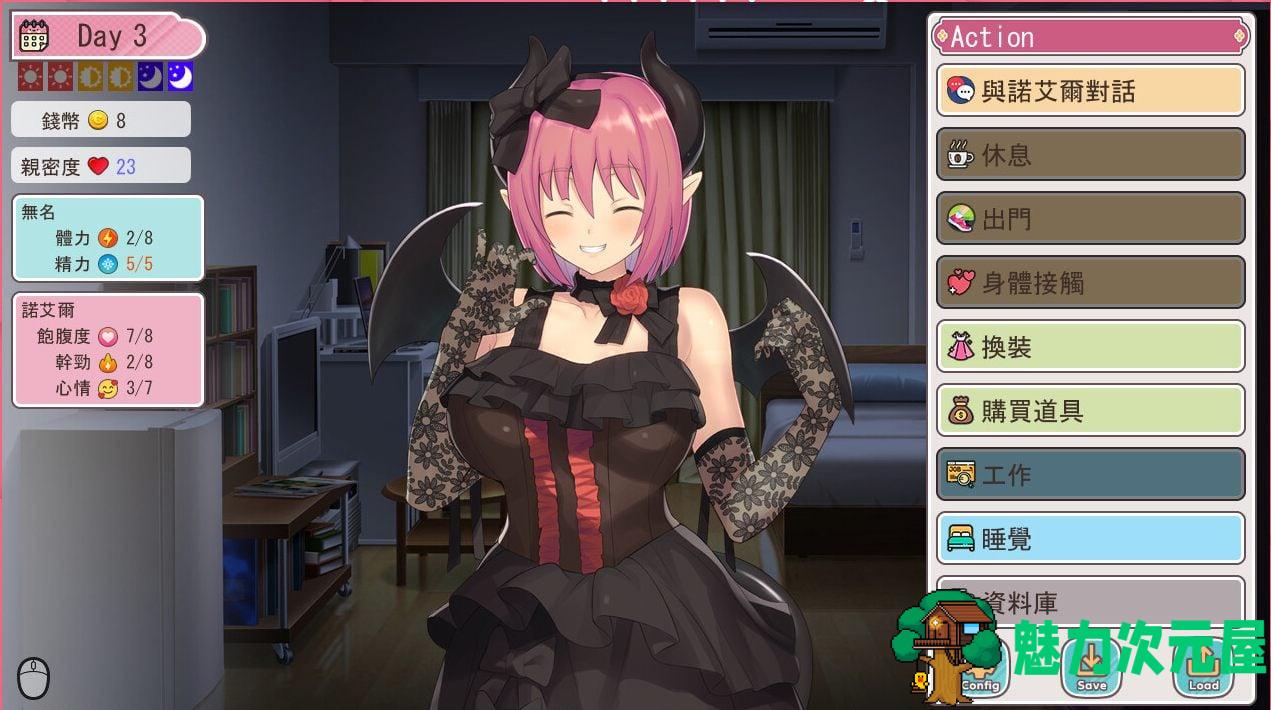 【日式SLG/中文/CV】与魅魔缔结契约的同居生活 steam官中中文版【新作/300M】