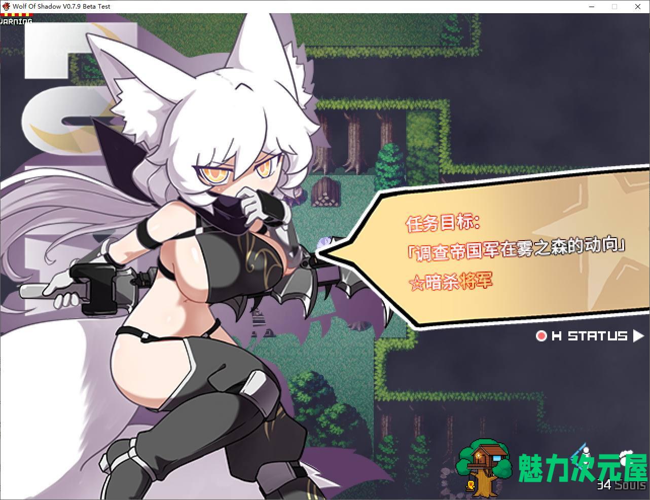 【日式ARPG/中文/动态】暗影之狼 v0.7.9 官中版【更新/180M】