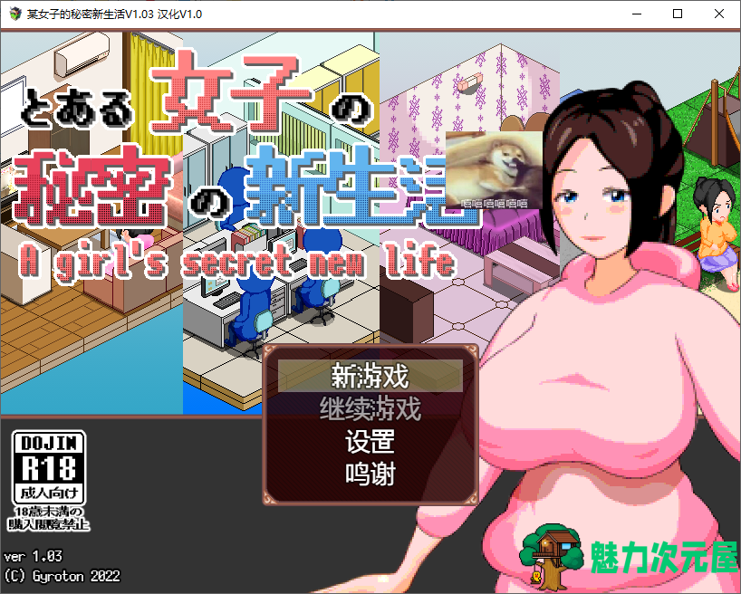 【模拟SLG/汉化】某女子秘密的新生活 v1.03汉化版 【新汉化/250M】-魅力次元屋