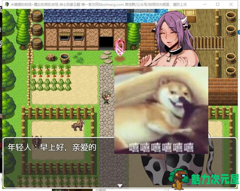 【RPG/汉化】米蕾娜的牧场~魔女的榨乳牧场 安卓+PC 机翻版【570M/新汉化】-魅力次元屋