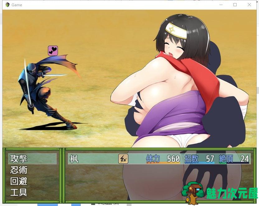 【RPG/中文】女忍者-枫 DL官方中文版+存档[スタジオねこキック]【800M/新汉化/全CV】