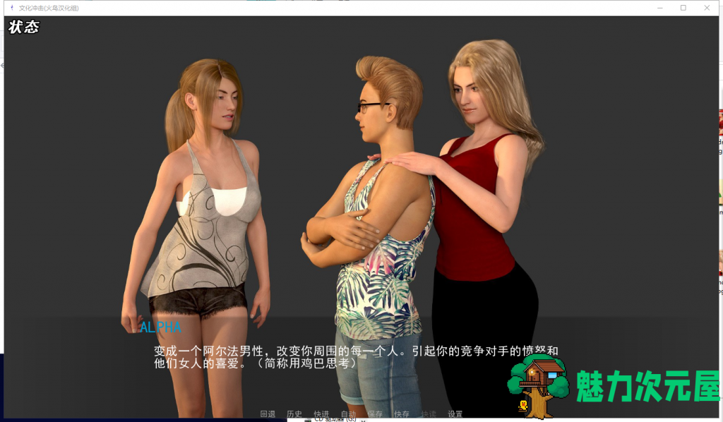 【欧美SLG/汉化/动态】文化冲击(困惑)V2.4 PC+安卓 精修汉化版+CG【更新//3.7G】