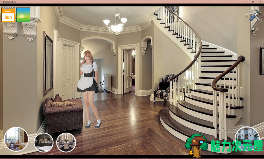 【欧美SLG/堕落/汉化】伊丽莎白的流放/Elizabeths Exile V1.0 VIP PC+安卓汉化版 百度直链/1.2G
