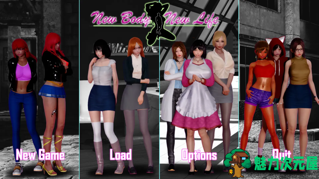 【亚洲风SLG/汉化/动态】新身体 – 新生活重制版 New Body – New Life Remake V0.16 PC+安卓双端汉化版 百度直链/2.9G-魅力次元屋