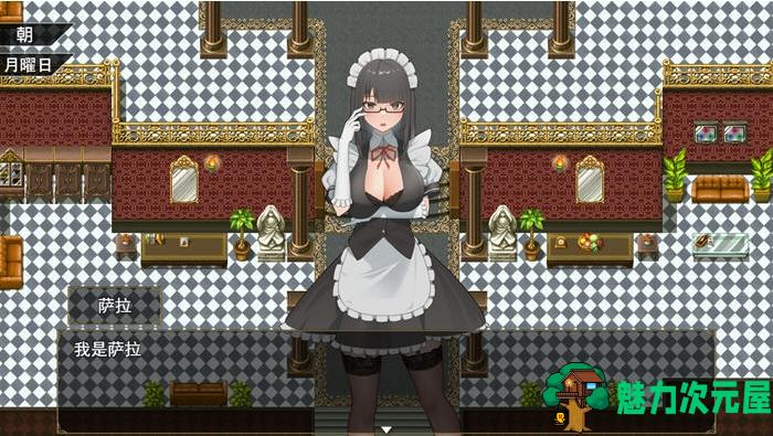 【PC/安卓/汉化版/RPG游戏/1.35G】与三位女仆的华丽日常(ANOLOCK) 汉化版+PC+安卓+RPG游戏+1.35G