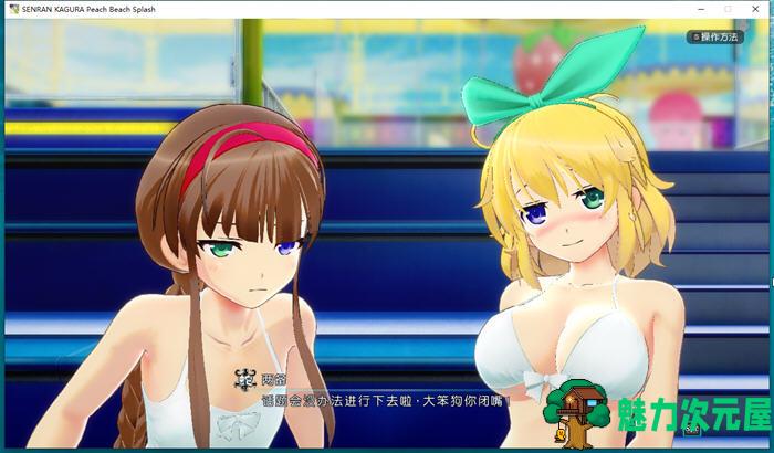 【PC/中文/休闲/DLC魔改/射击/21.6G】闪乱神乐:沙滩戏水(闪乱カグラ PEACH BEACH SPLASH) Ver1.08 官方中文版+全DLC魔改+动作射击游戏&补+21.6G