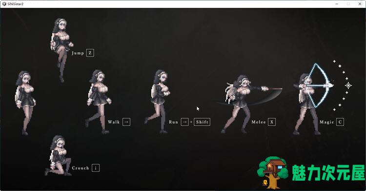 【PC/官中/横版/动作游戏/1.92G】 哥特少女勇闯地下城2 Ver1.0.1 官方中文版+MOD+横版动作游戏+1.92G