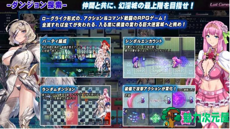 【PC/汉化版/RPG/3.70G】罗艾洛尔的幻银城 Ver1.01 AI汉化版+rogue回合制RPG游戏+3.70G