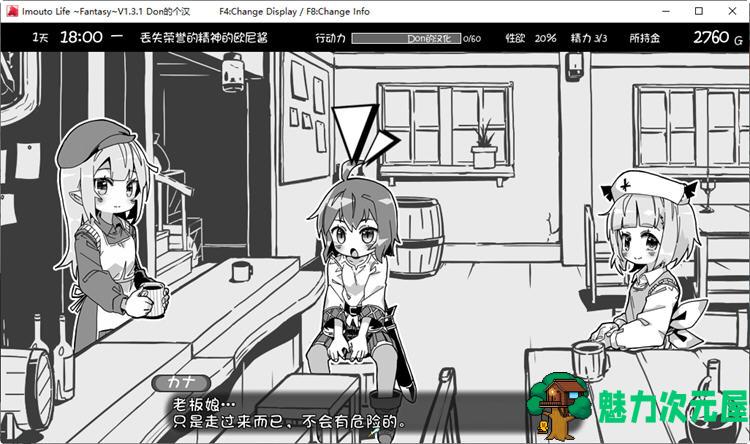【PC/SLG游戏/汉化版】妹同居黑白2:异世界幻想 本体Ver1.45+DLC V2.01 精翻汉化版+DLC+SLG游戏&补更+800M