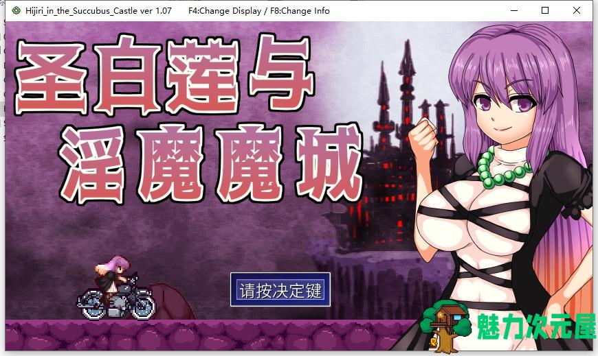 【像素/ACT/中文/动态/新作/400M】圣白莲与魔城/Hijiri in the Succubus Castle 官方中文版【新作】ACT/像素ACT/动态/400M-魅力次元屋