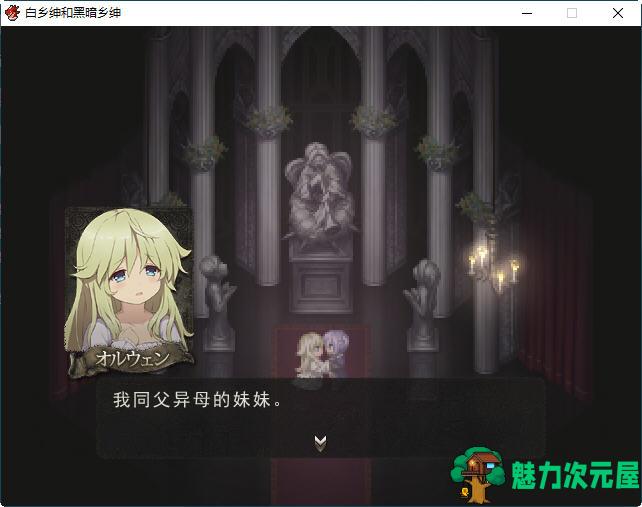 【汉化版/RPG】白の従士と暗の従者 ver1.5 云翻汉化版 暗黑RPG游戏+特典+存档 750M