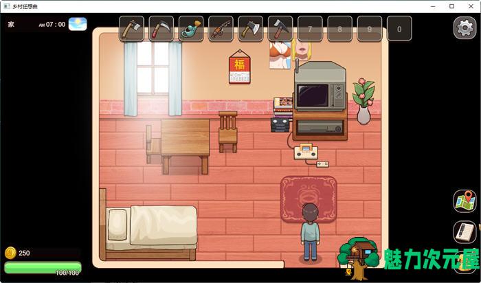 【SLG/中文/1.2G】乡村狂想曲 ver1.50 官方中文版+创意工坊 互动SLG游戏 1.2G