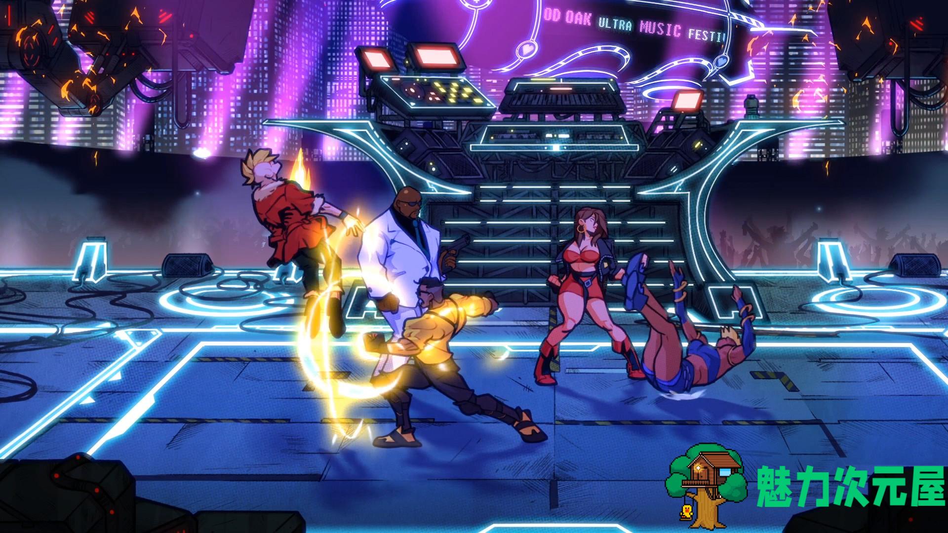 【中文】怒之铁拳4：Mr. X Nightmare 官方中文版 经典横板动作格斗游戏 5G