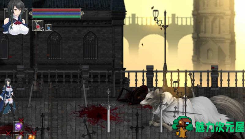 【中文】魔女复仇之夜 Ver0.45D 步兵无修中文版 新高清事件 动态ACT游戏