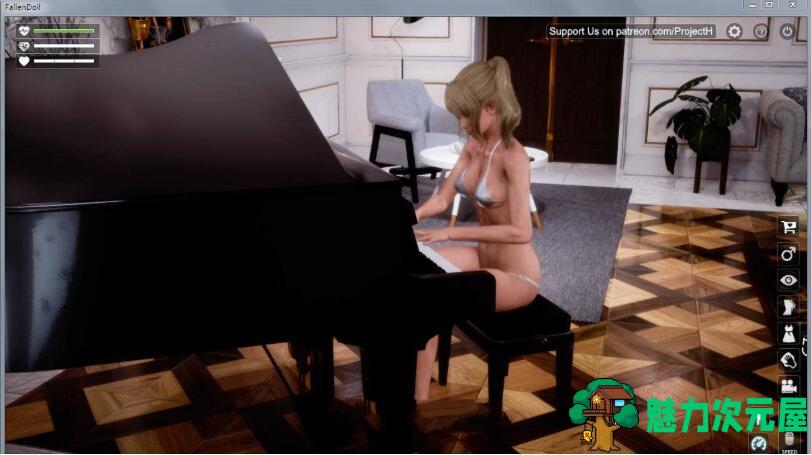 堕落玩偶女2号：爱欲行动 Ver0.27 新敌人+新场景+3D互动