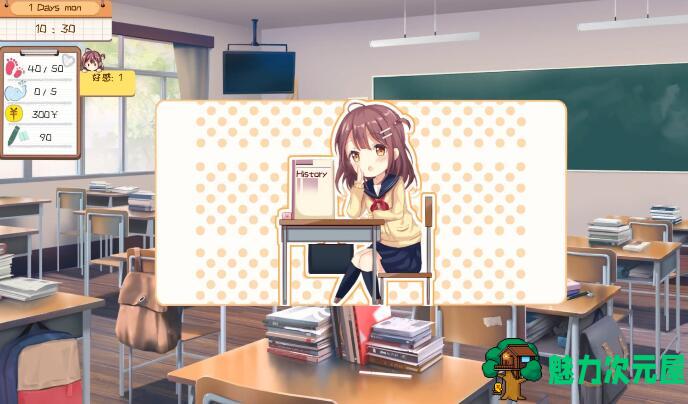 【中文】邻桌女同学（Deskmate Girl）官方中文版 恋爱养成类游戏