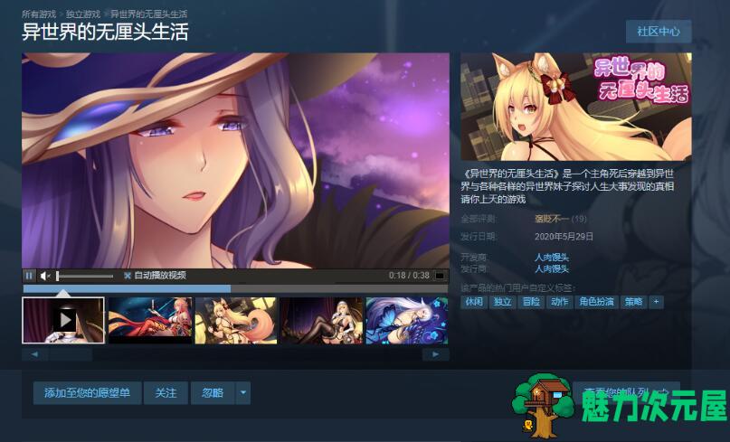 【中文】异世界的无厘头生活!STEAM官方中文步兵版 国语配音哦