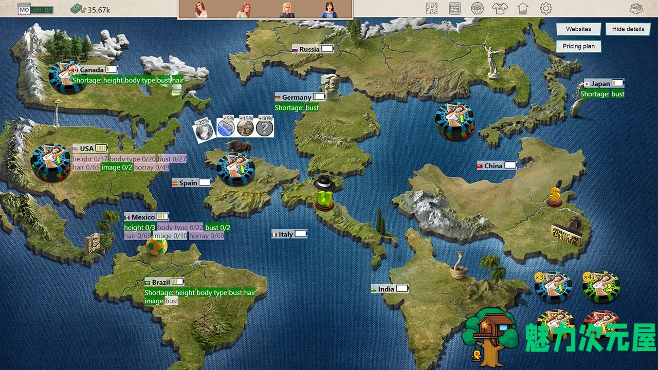 【汉化版/中文】不可描述产业大亨(P Studio Tycoon) 中文汉化版 模拟经营类游戏