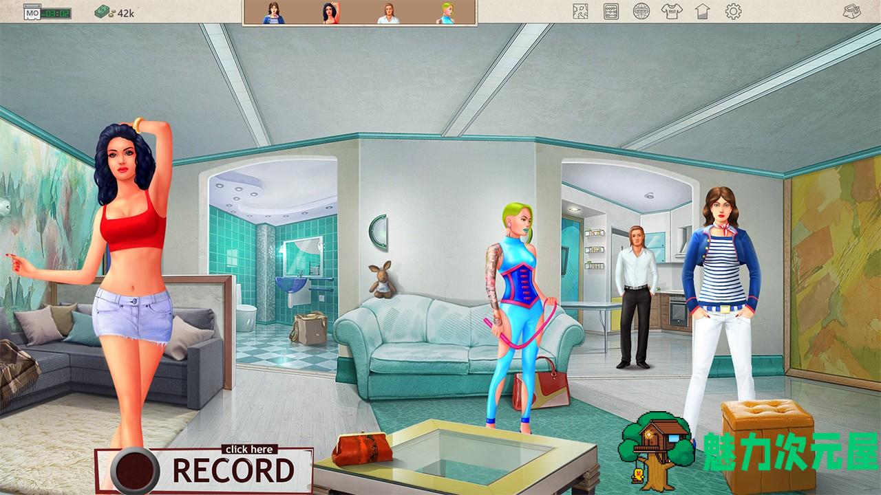 【汉化版/中文】不可描述产业大亨(P Studio Tycoon) 中文汉化版 模拟经营类游戏