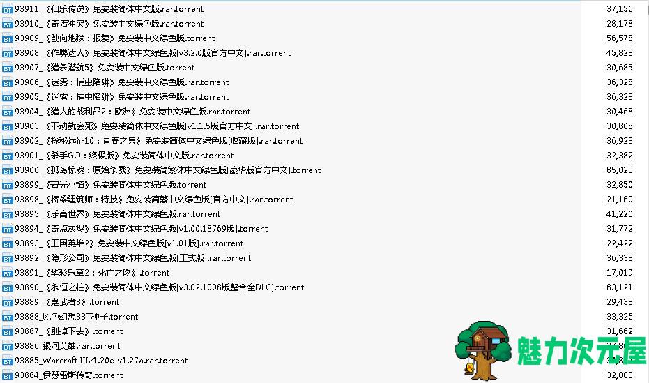 沙加神话论坛 5000+游戏+连续剧+动漫种子合集